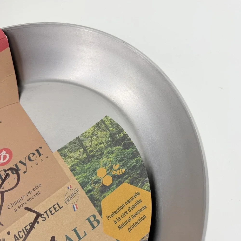de Buyer MINERAL B Carbon Steel Fry Pan 12.5
